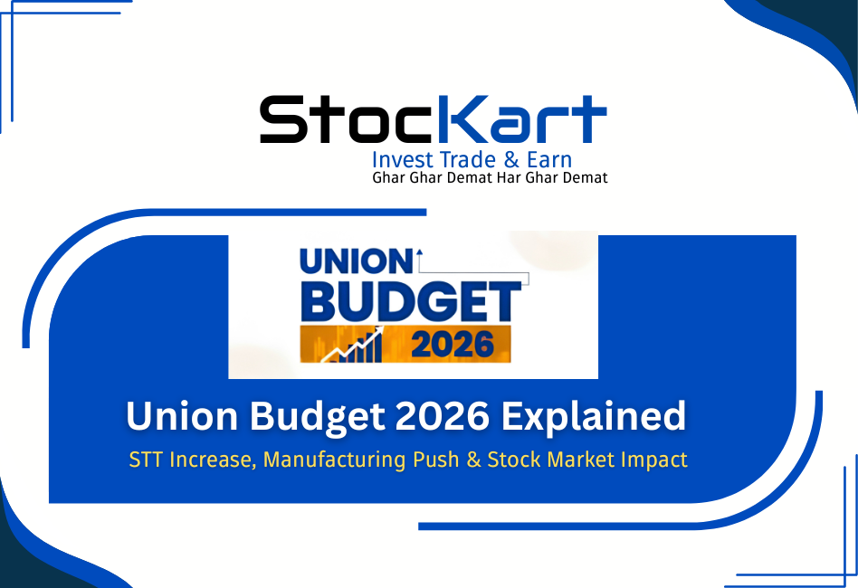 Union Budget 2026 Explained: STT Increase, Manufacturing Push & Stock Market Impact