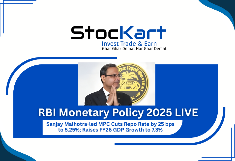 RBI Monetary Policy 2025 LIVE: Sanjay Malhotra-led MPC Cuts Repo Rate by 25 bps to 5.25%; Raises FY26 GDP Growth to 7.3%