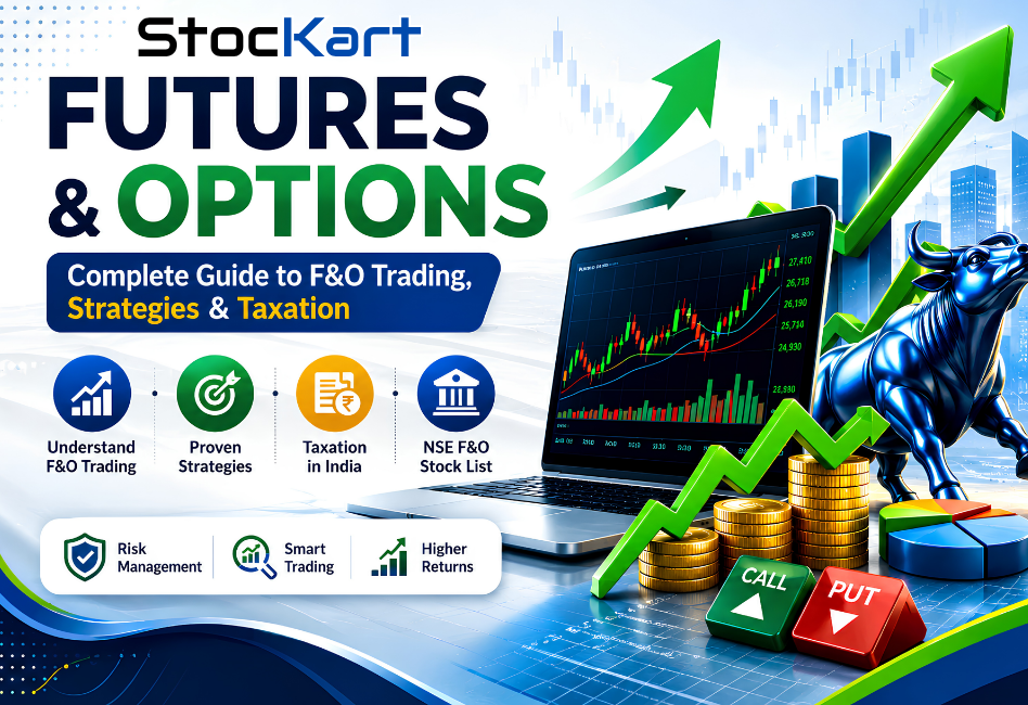Futures and Options Guide: F&O Trading, Strategies, Taxation & NSE Stock List